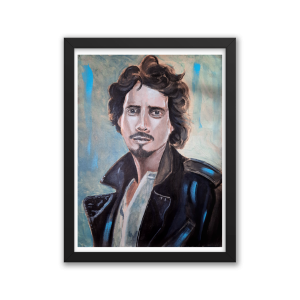 Chris Cornell portrait painting expressive contemporary musician artwork